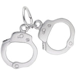 Serling Silver Handcuffs Charm